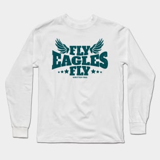 fly eagles fly white Long Sleeve T-Shirt